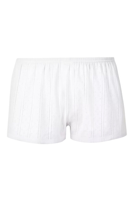 The Cotton Pointelle Shorts